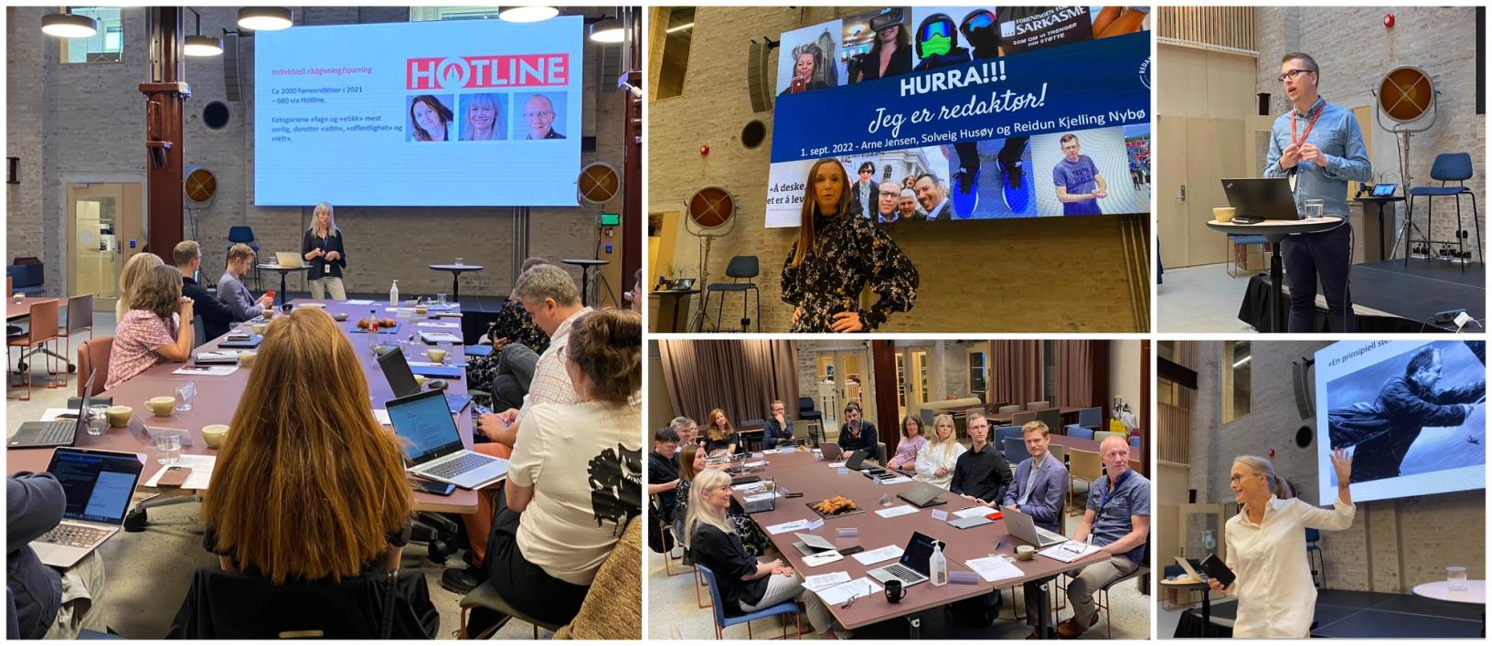 Fra velkomstseminaret høsten 2022. (Foto: Reidun Kjelling Nybø)