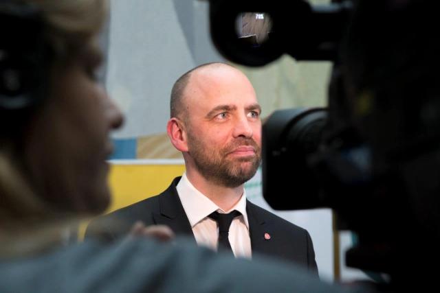 - Det er helt åpenbart at kulturministeren må ha misforstått hva som står i innstillingen, sa Aps mediepolitiske talsperson Arild Grande under debatten tirsdag.Foto: NTB scanpix