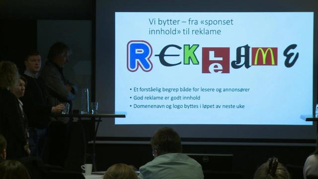 Merking av betalt innhold ble diskutert på NRs høstmøte tirsdag. Nordlys har bestemt seg for å endre merking fra "sponset innhold" til reklame. Her er opptak fra debattene.