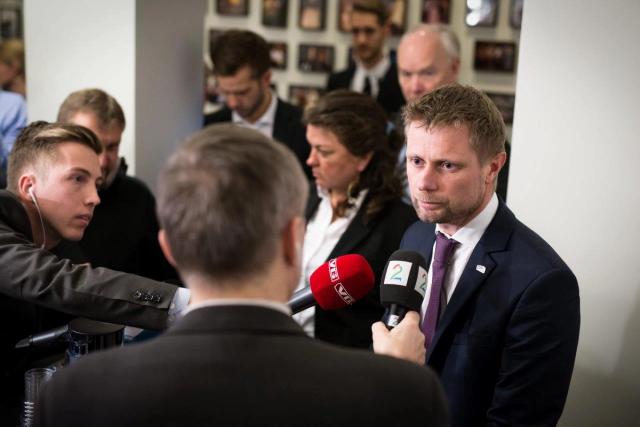 Helseminister Bent Høie åpner konferansen 5. september.Foto: NTB scanpix