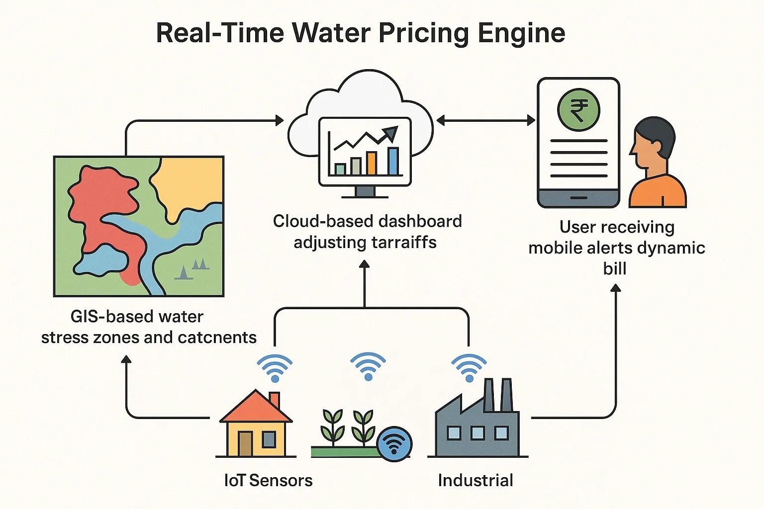 Dynamic Water Pricing Using IoT & GIS: Real-Time Tariffs