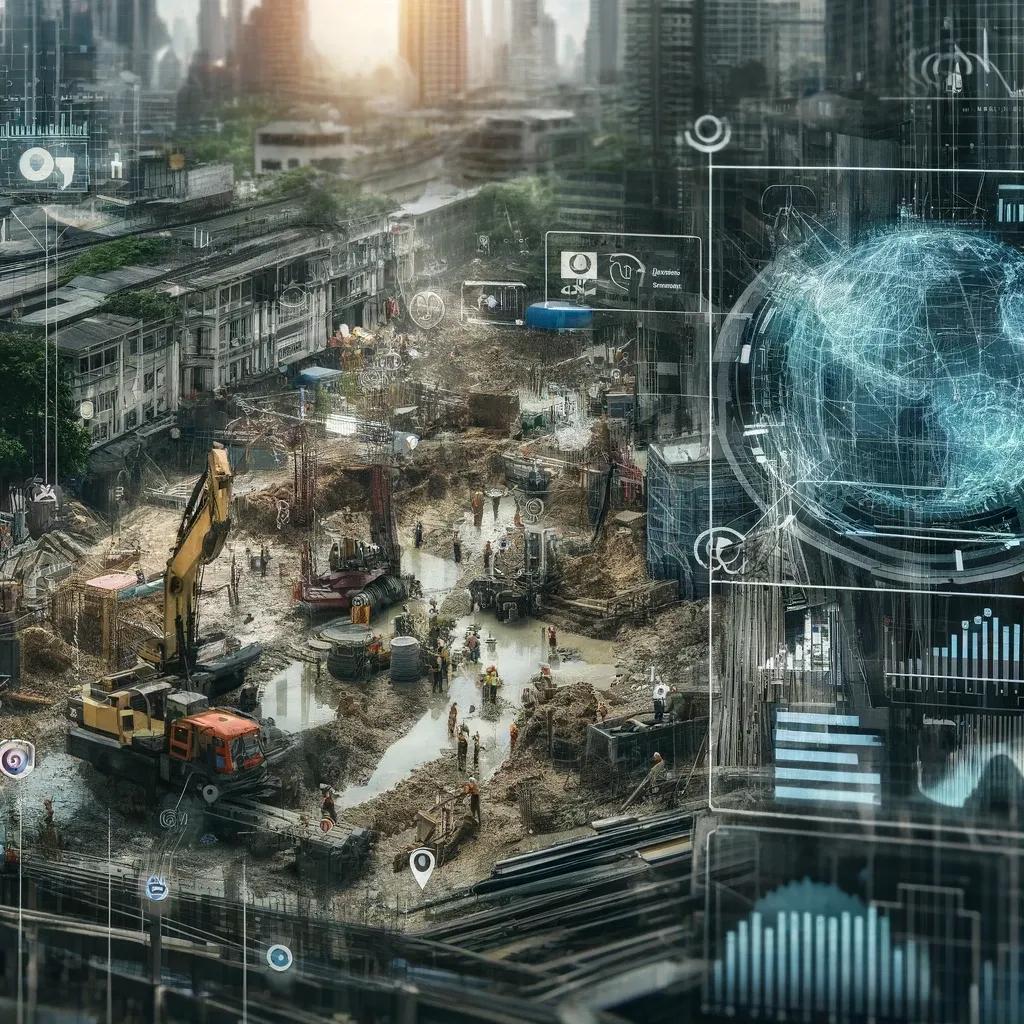 Integrating geospatial data for advanced construction project management