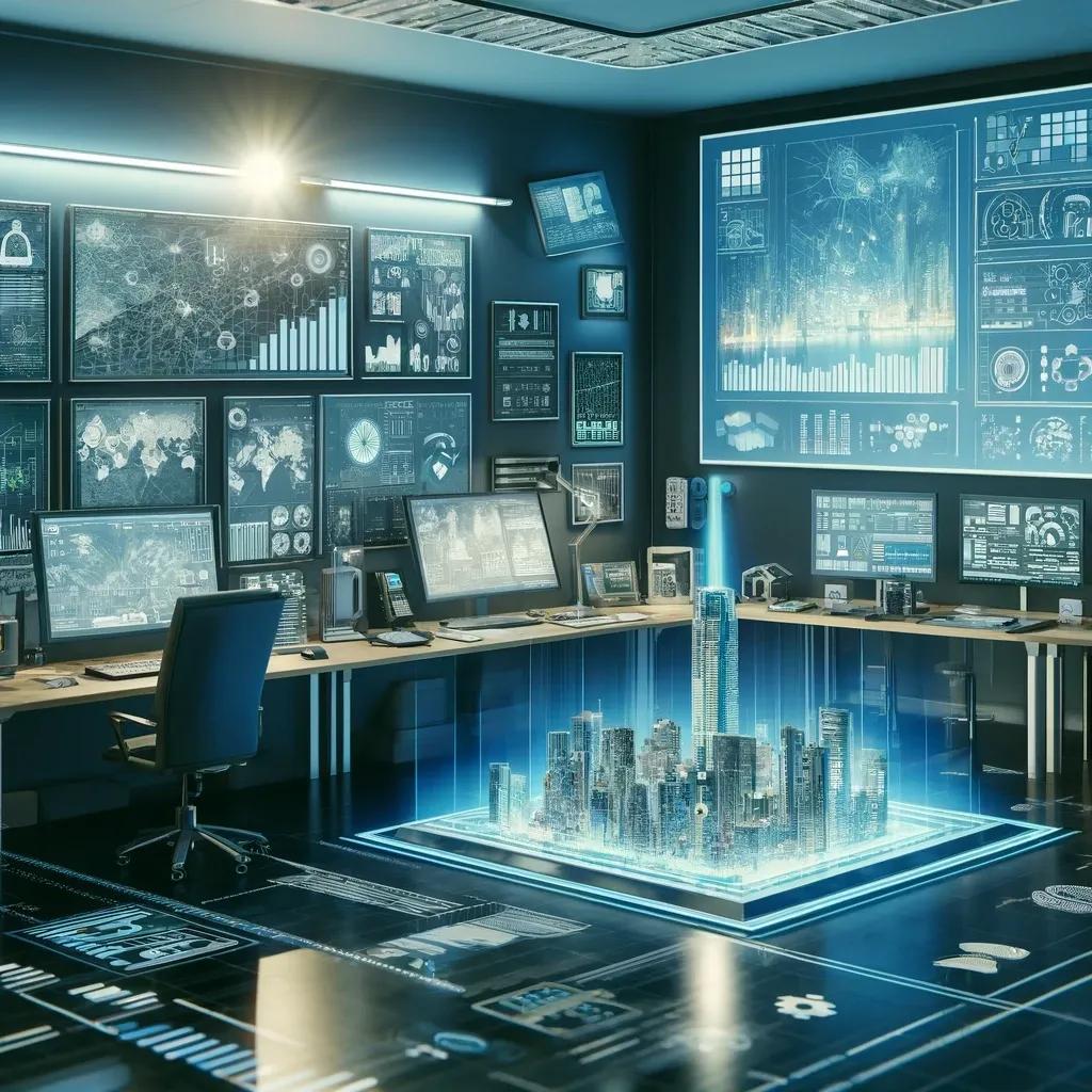 Advanced digital workspace for managing Digital Twin technologies