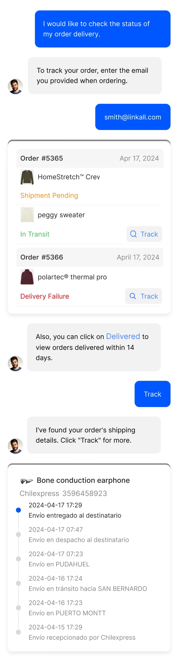 Automated responses for a worry-free shopping experience
