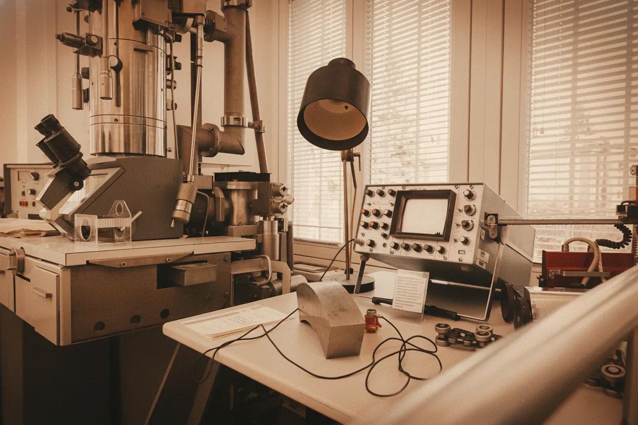 Dobové laboratorní vybavení