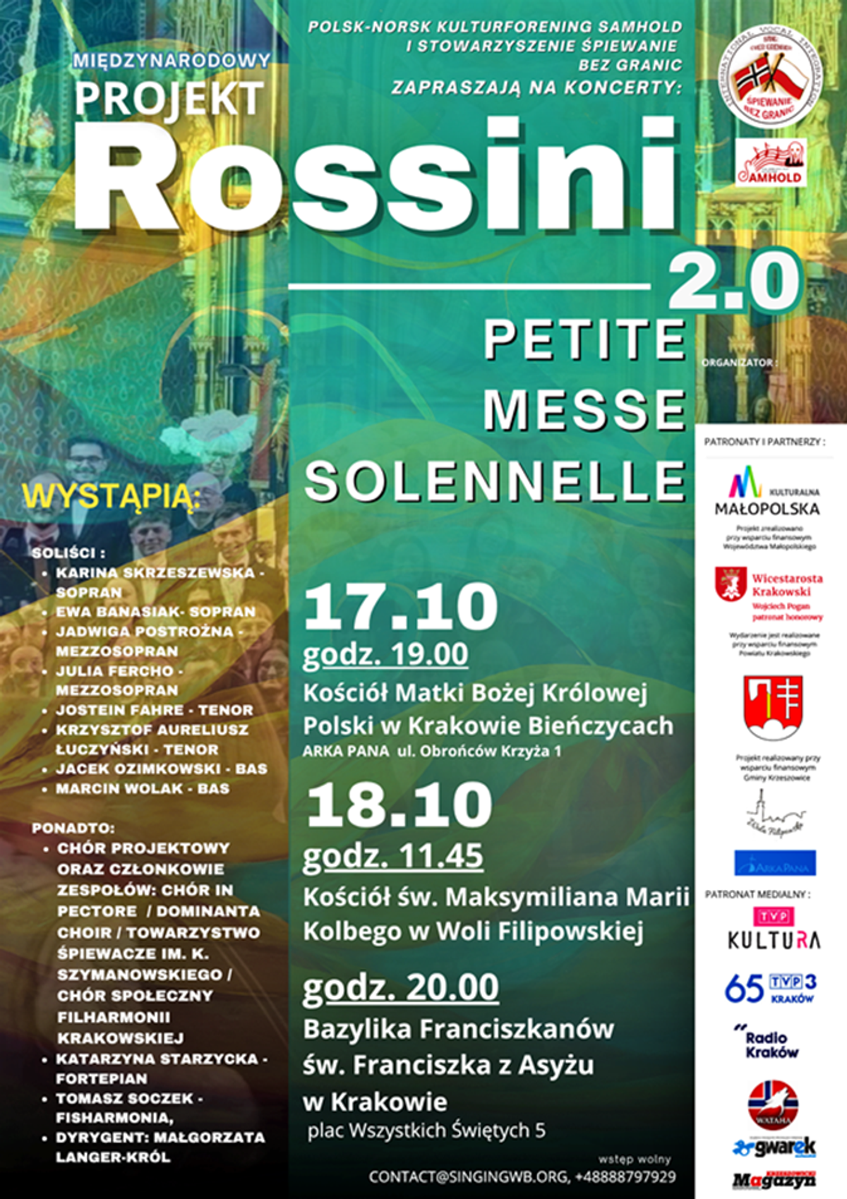 plakat Rossini 2.0 PETITE MESSE SOLENNELLE