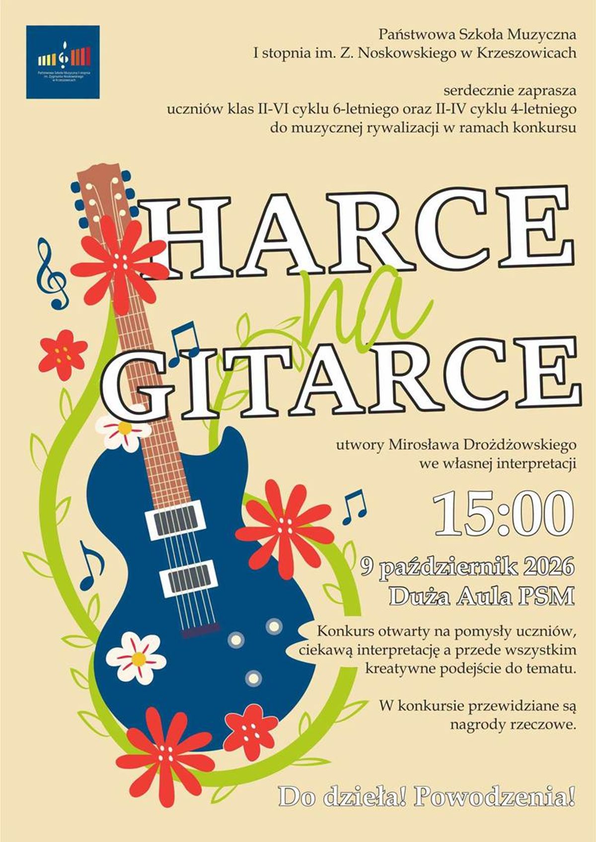 plakat Konkurs HARCE na GITARCE