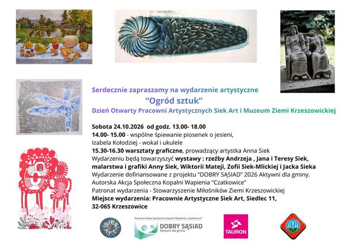 Dzień Otwarty Pracowni Artystycznych Siek Art i Muzeum Ziemi Krzeszowickiej