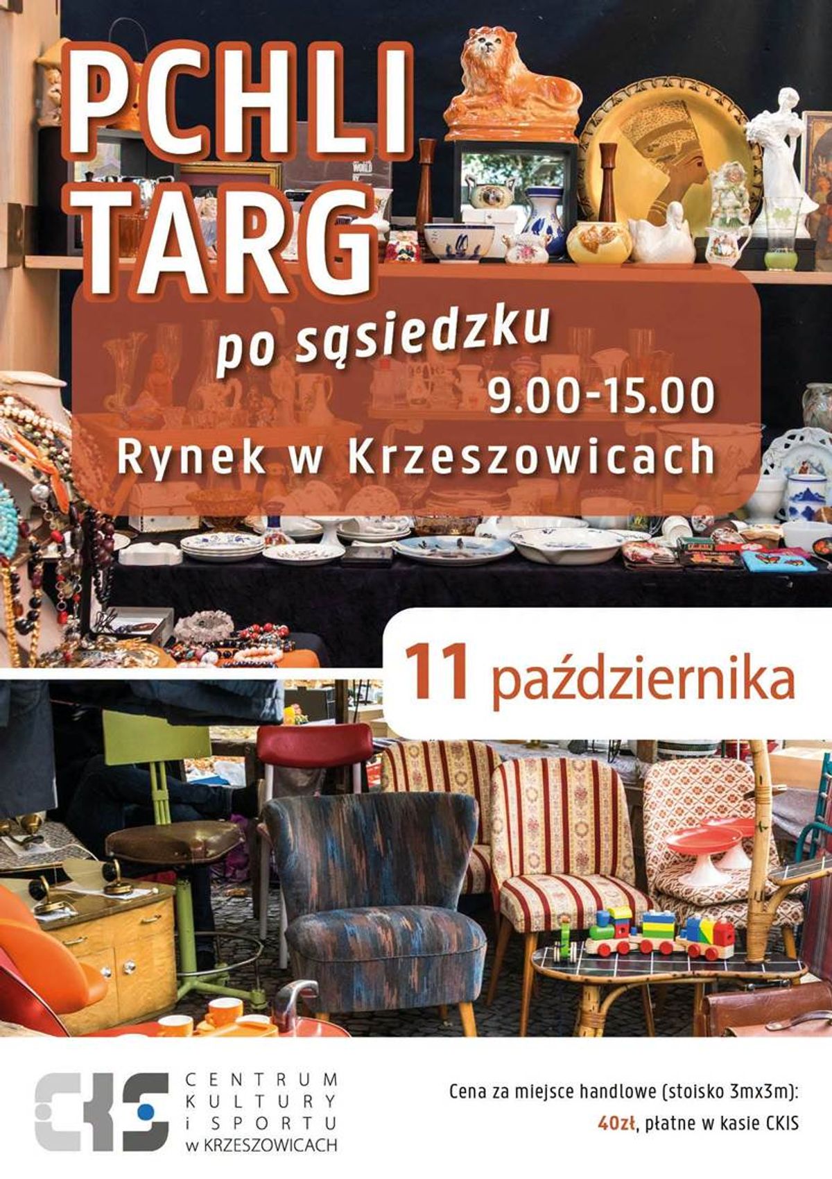 plakat Pchli Targ po Sąsiedzku