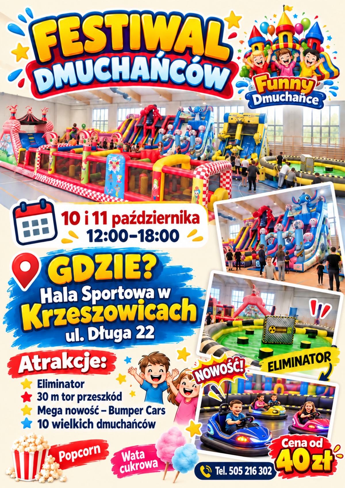 plakat Festiwal Dmuchańców