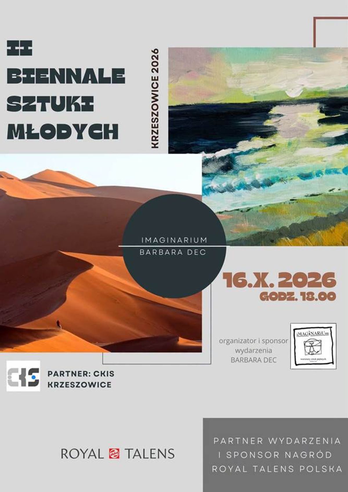 plakat II Biennale Sztuk