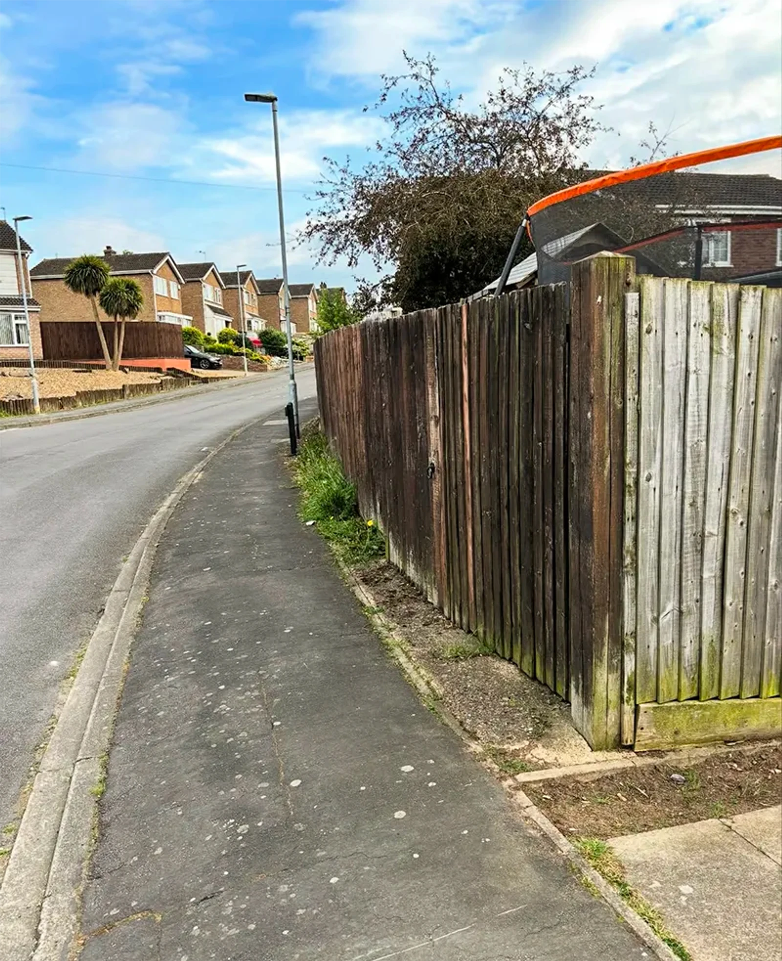 Irwell Close - before work started