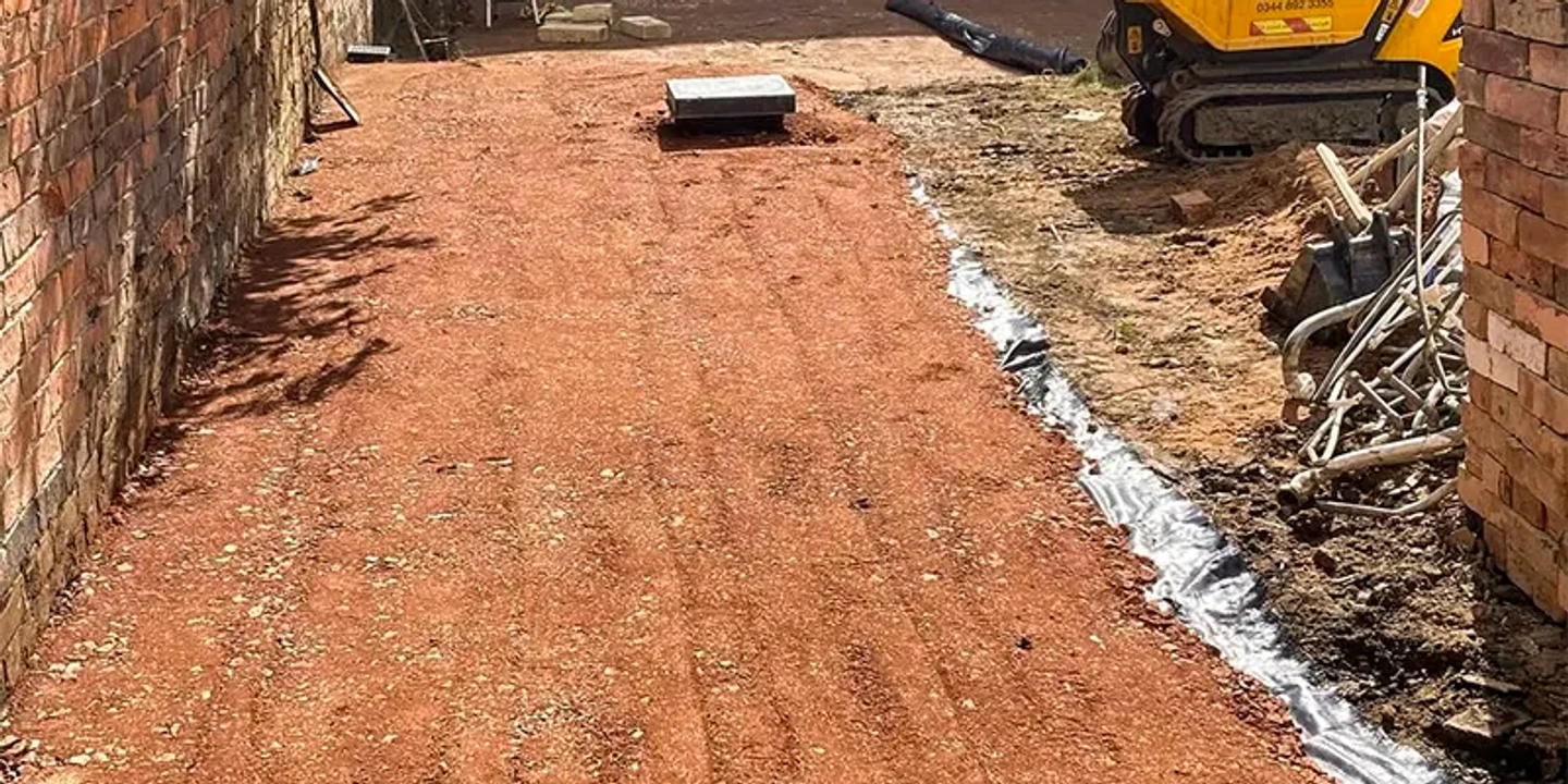 Central Avenue - completed groundworks project
