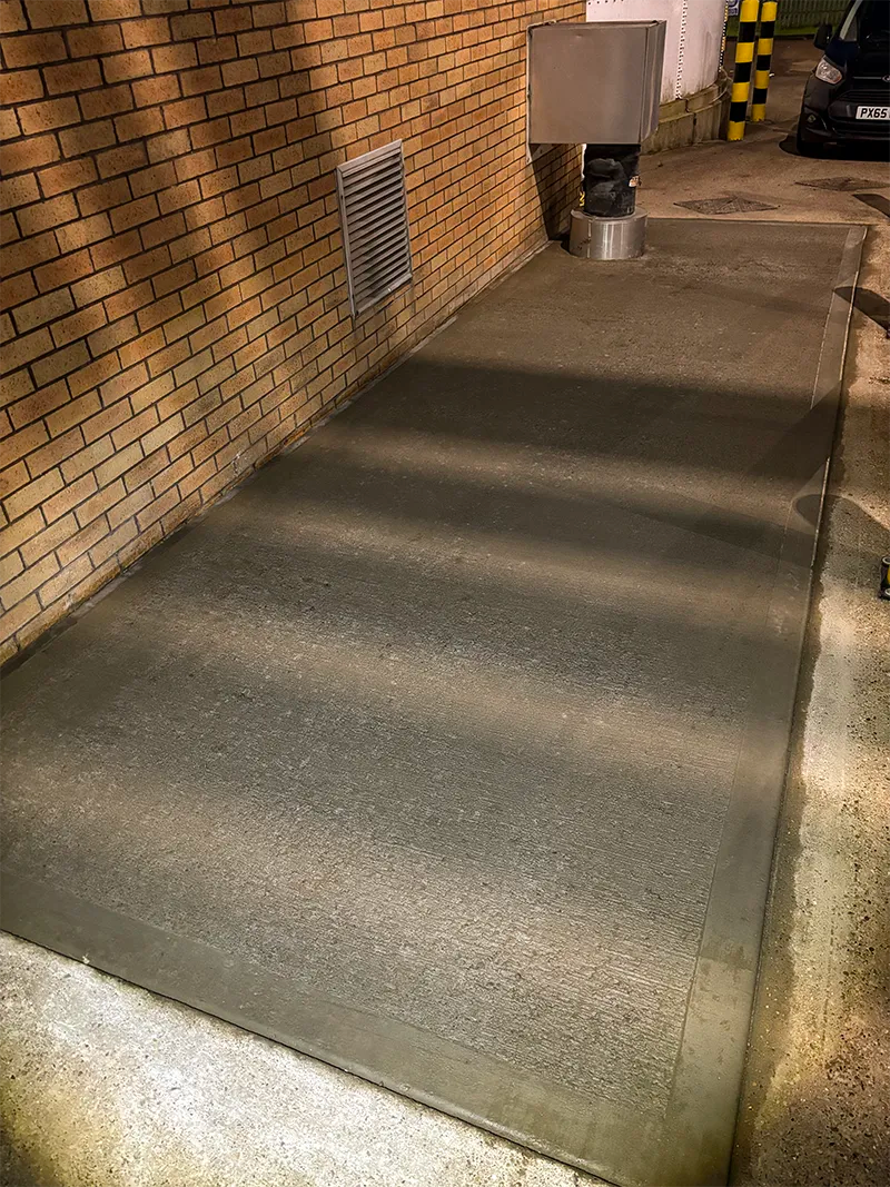 Lands End - completed concreting project