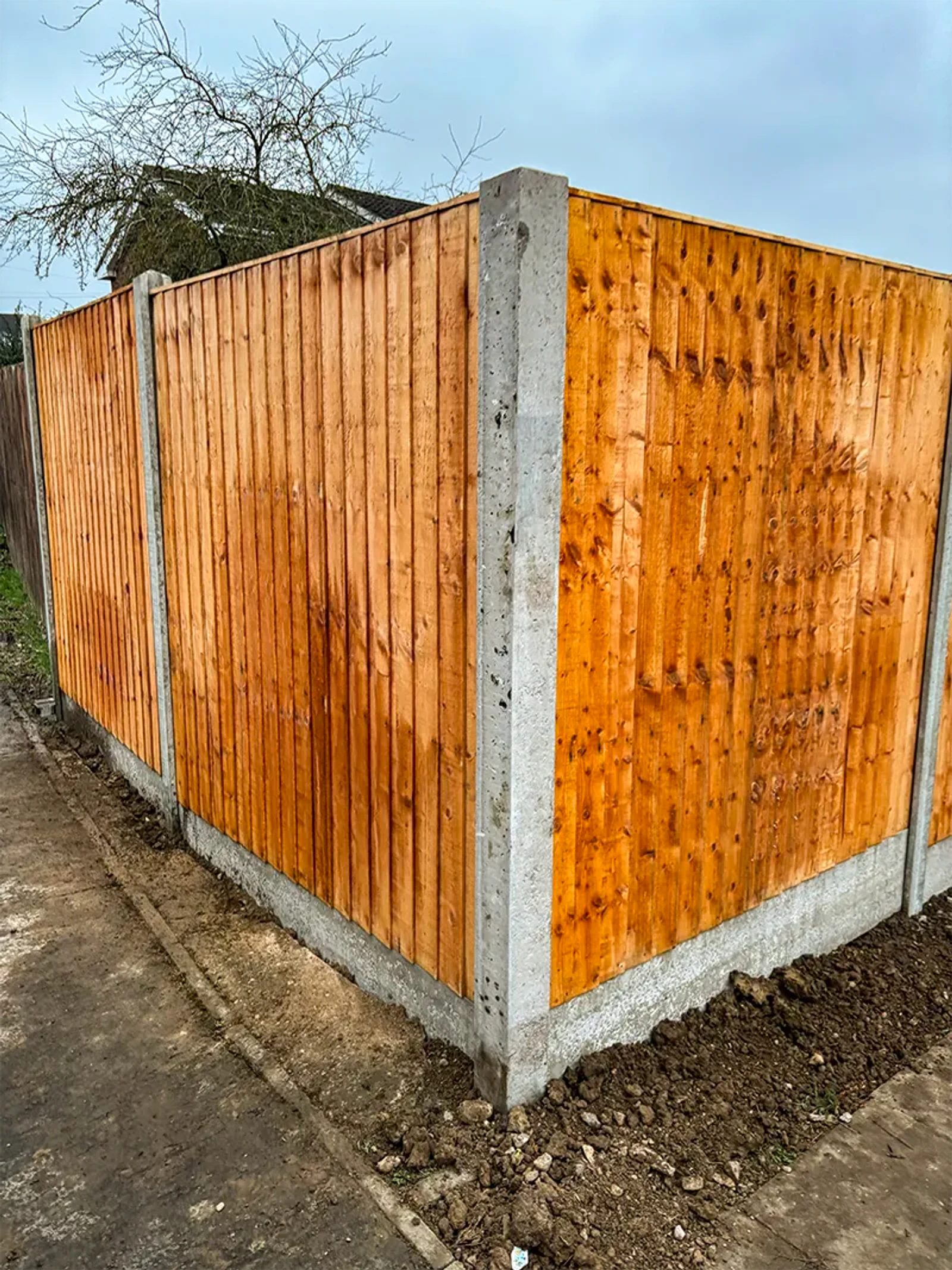 Irwell Close - completed fencing project