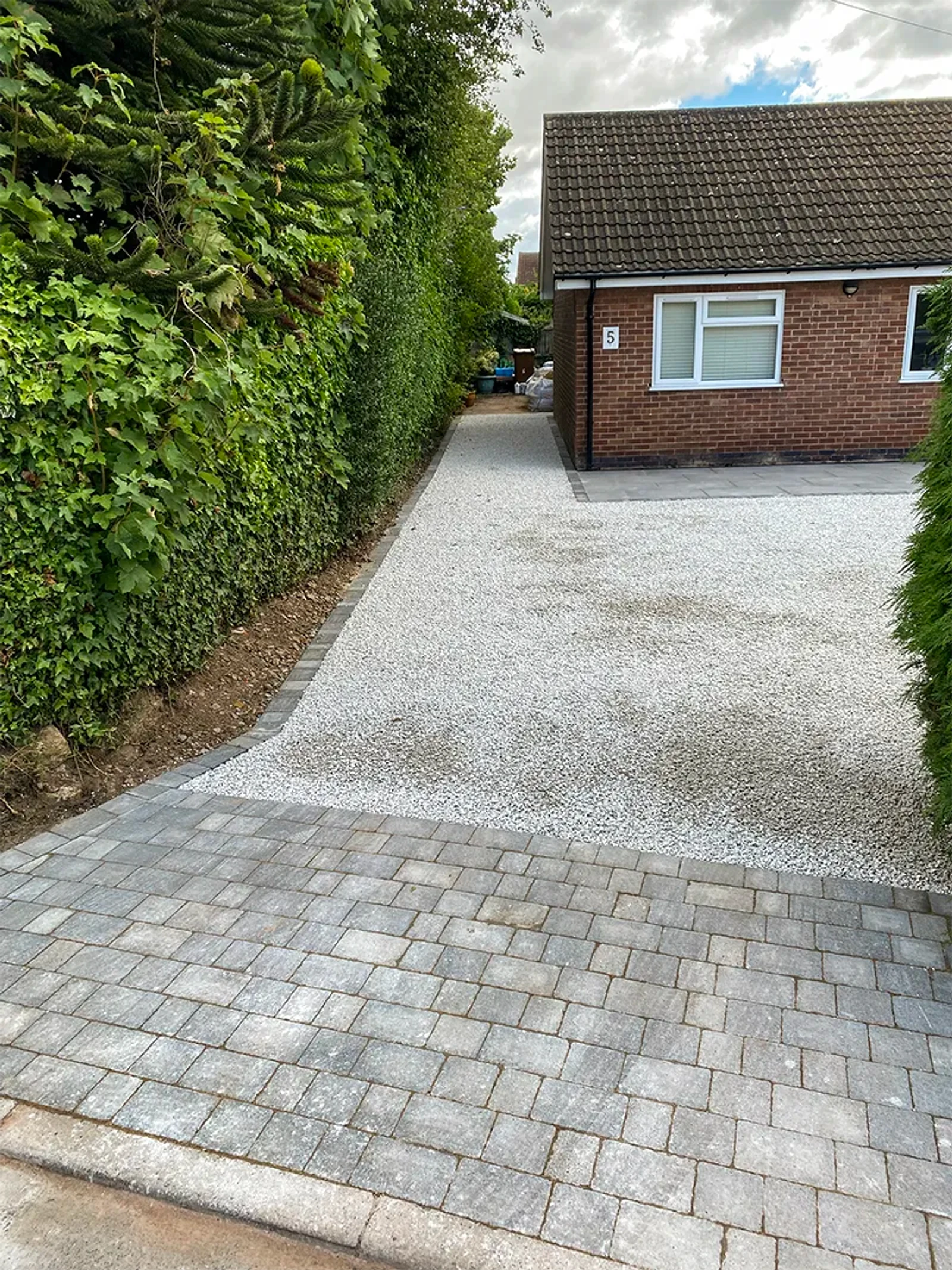 Dickmans Lane - completed driveway project
