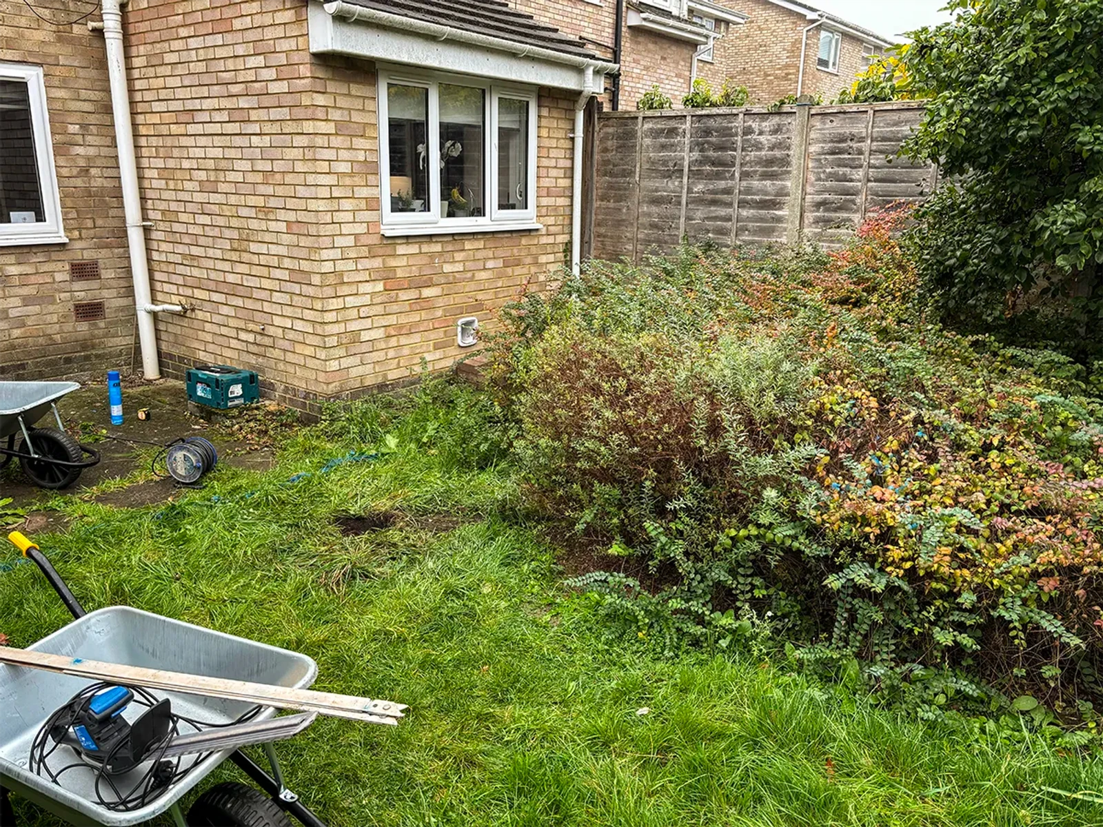 Copper Leaf Close - before work started