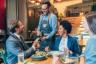 Businessman paying with credit card