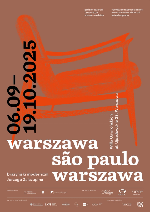 warszawa sao paulo warszawa - plakat z wystawy