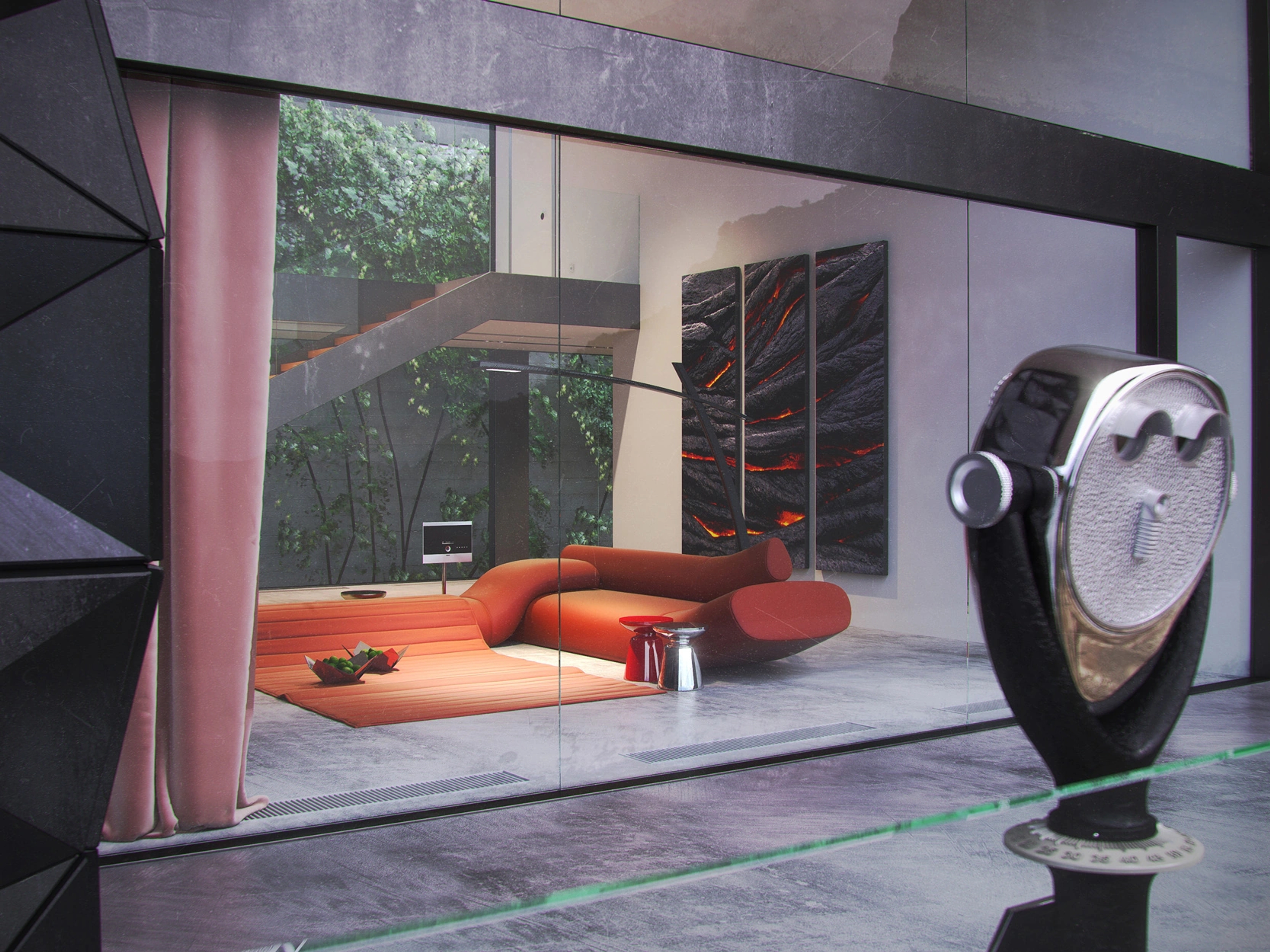 Alpine Monolith Residence — Приватна резиденція, Швейцарські Альпи, Швейцарія — 9
