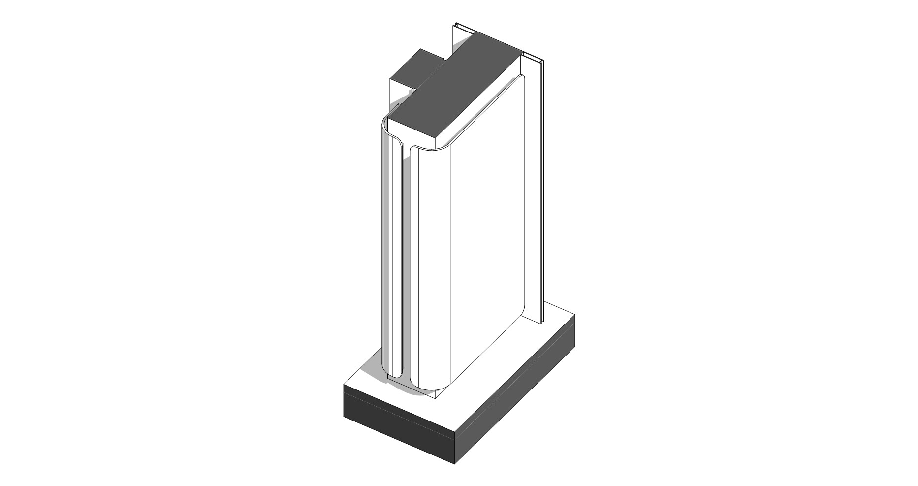 Construction detail from the lobby documentation package