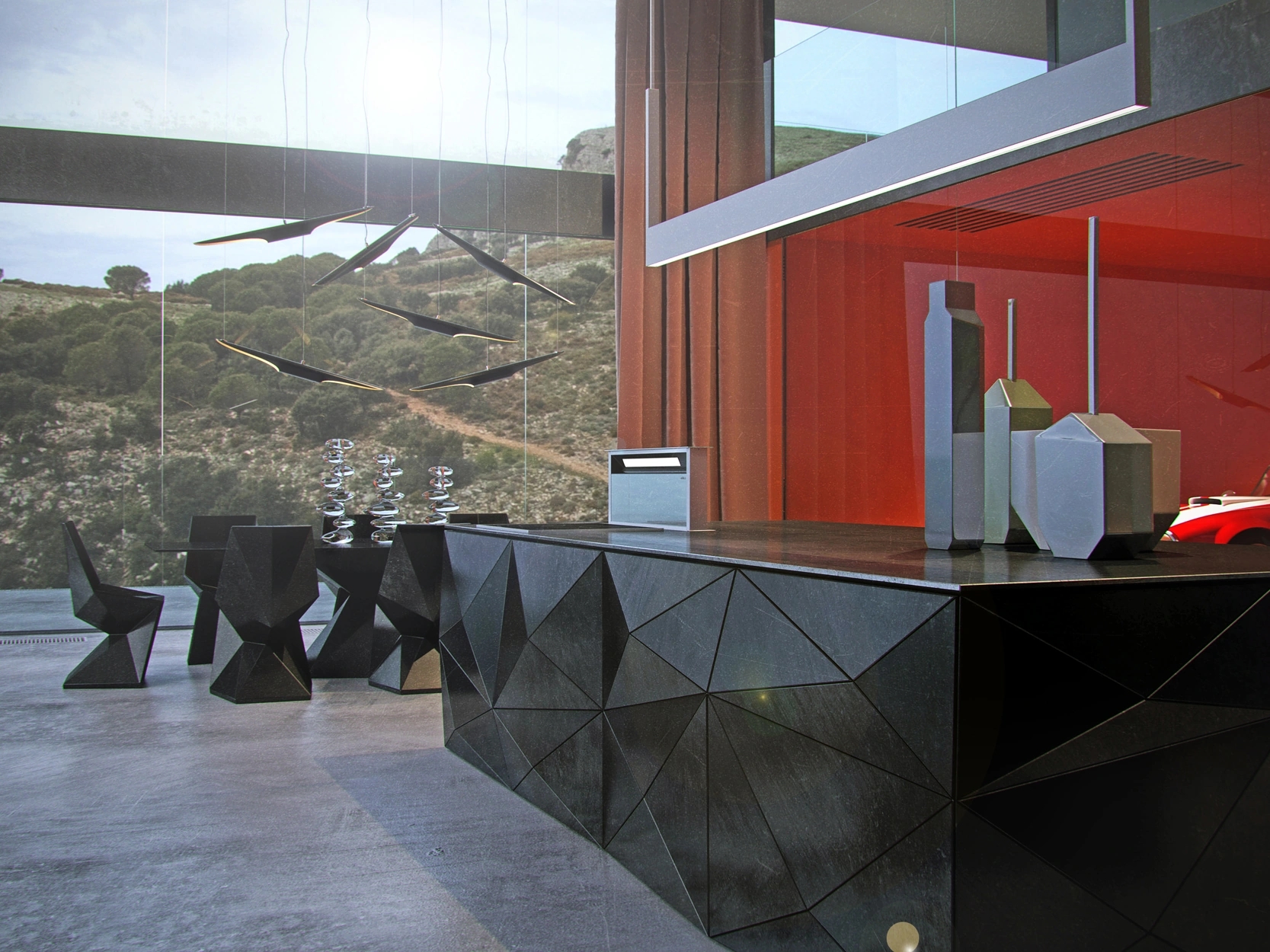 Alpine Monolith Residence — Приватна резиденція, Швейцарські Альпи, Швейцарія — 11