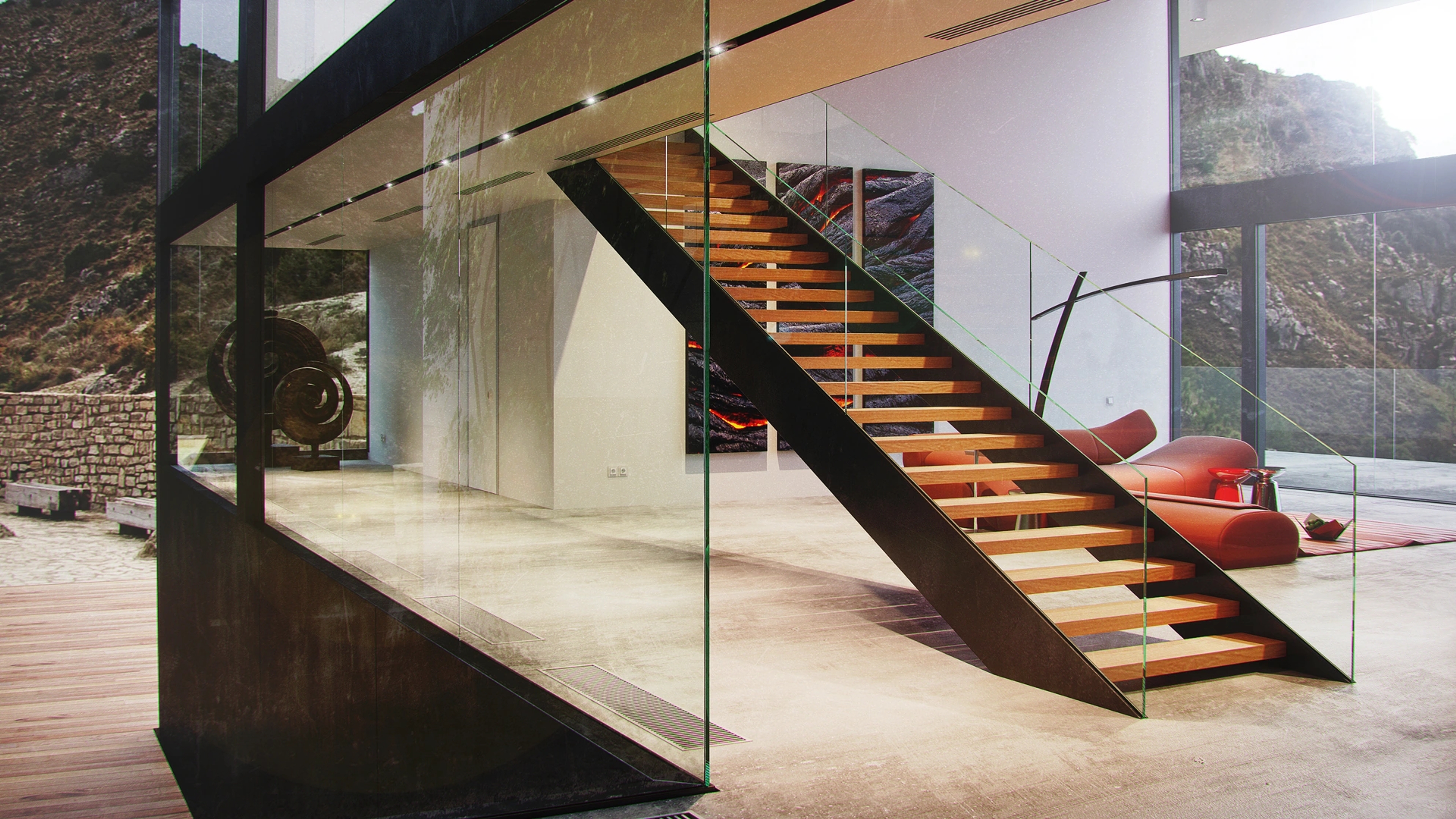 Alpine Monolith Residence — Приватна резиденція, Швейцарські Альпи, Швейцарія — 8