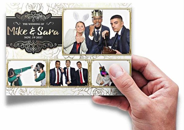 Postcard Print photo booth template