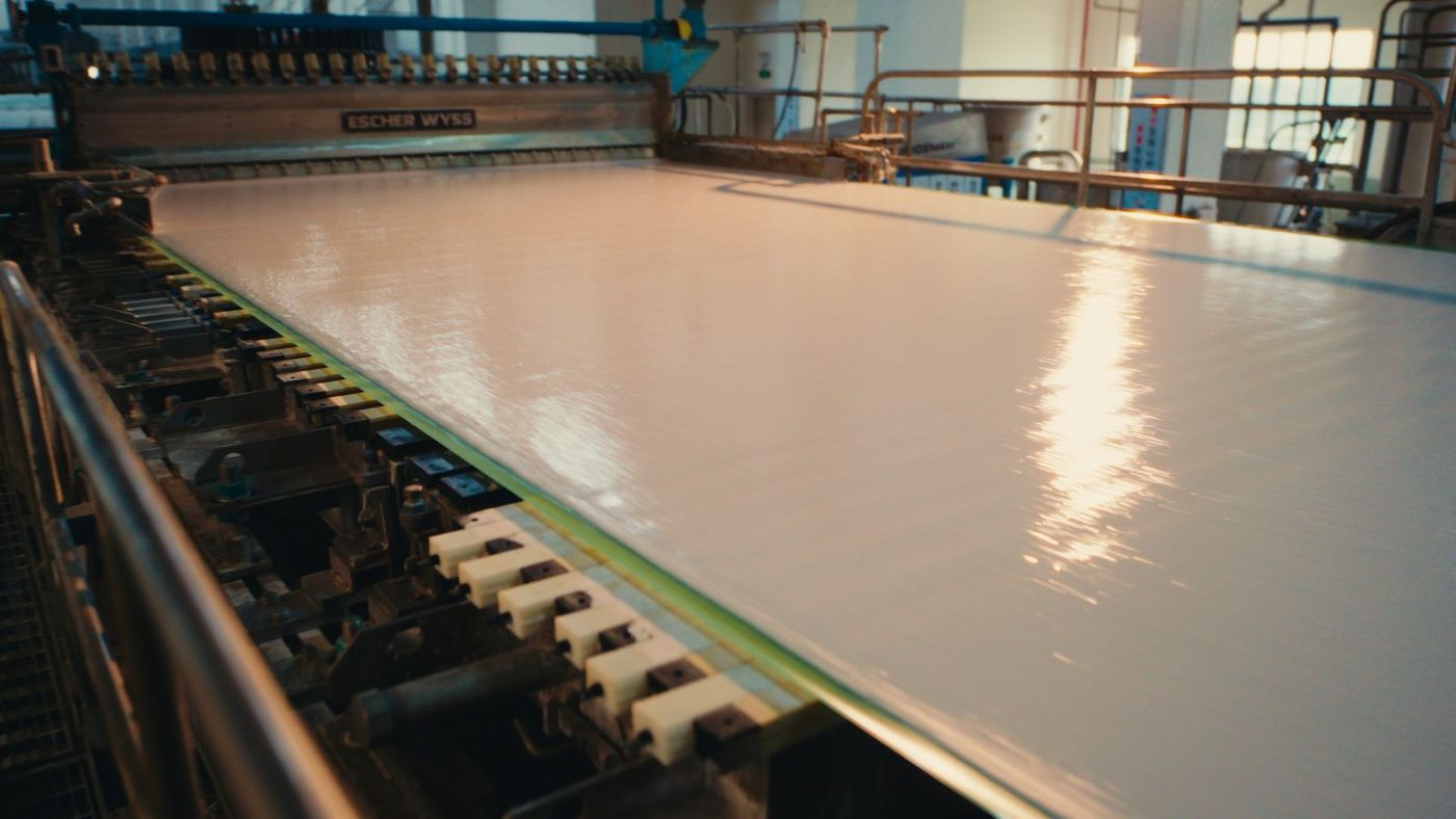 Wet-end paper machine on the Jiangmen line