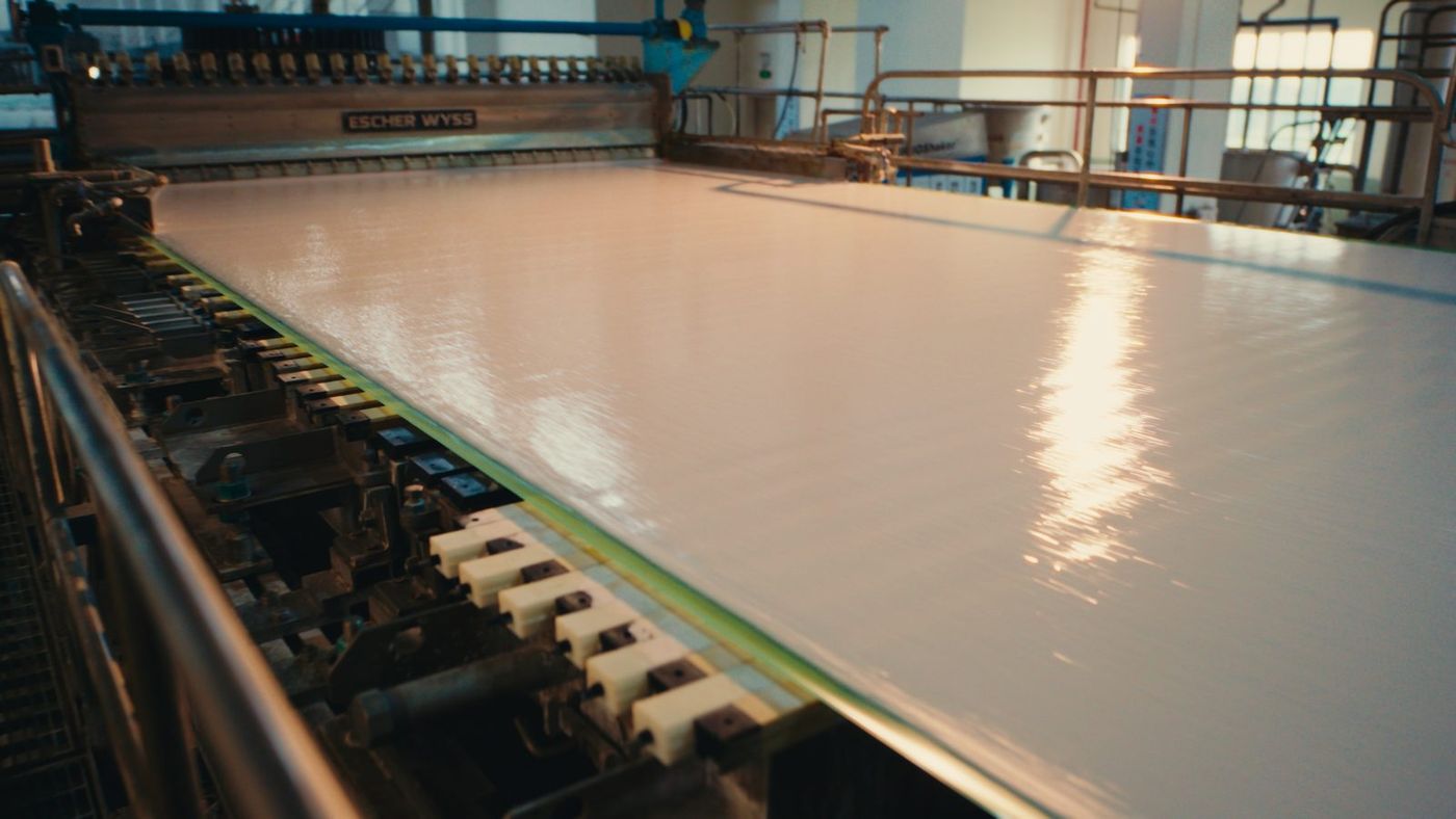 Wet-end paper machine on the Jiangmen line