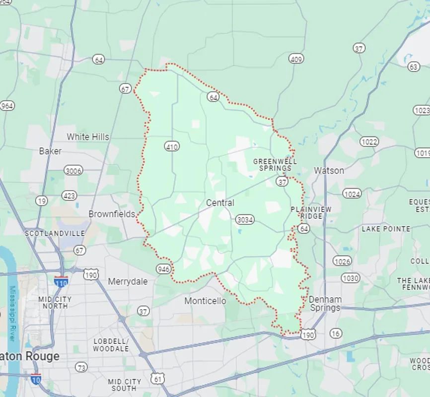 Map of Central