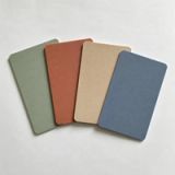 Visuel provisoire : Quatre cartes en PVC recyclé de couleurs douces