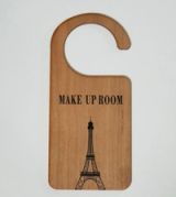 Accroche-porte en bois personnalisé Keywave, forme 4
