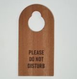 Accroche-porte en bois personnalisé Keywave, forme 3