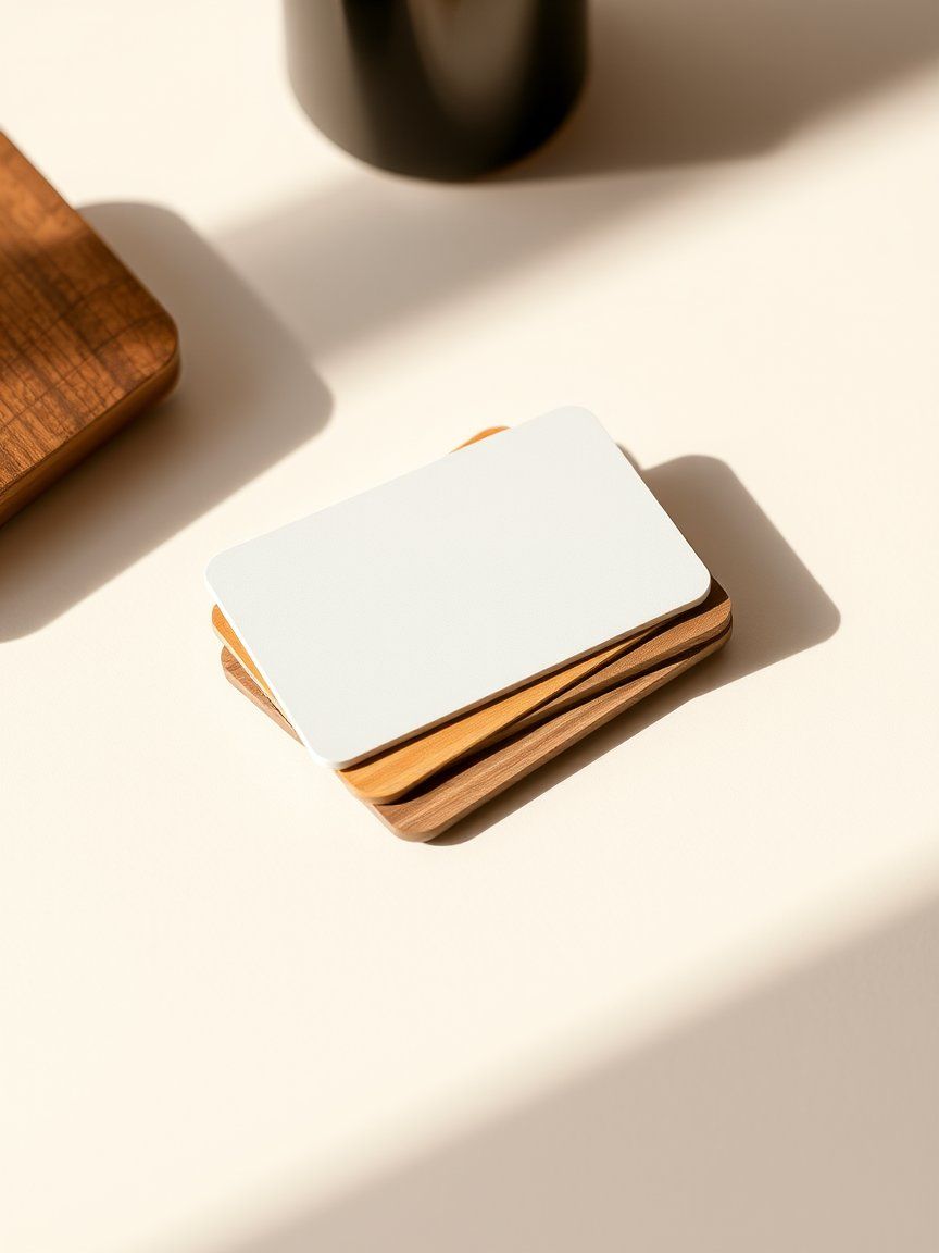 Visuel provisoire : Pile de cartes en bois de plusieurs essences