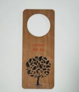 Accroche-porte en bois personnalisé Keywave, forme 2