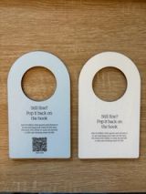 Accroche-porte en bois personnalisé Keywave