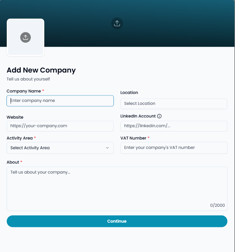 Creating an organization