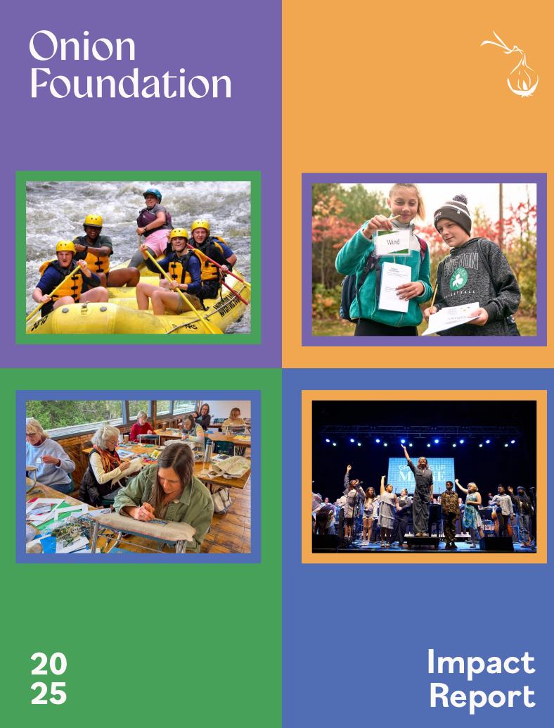 Cover of the Onion Foundation's 2025 Impact Report