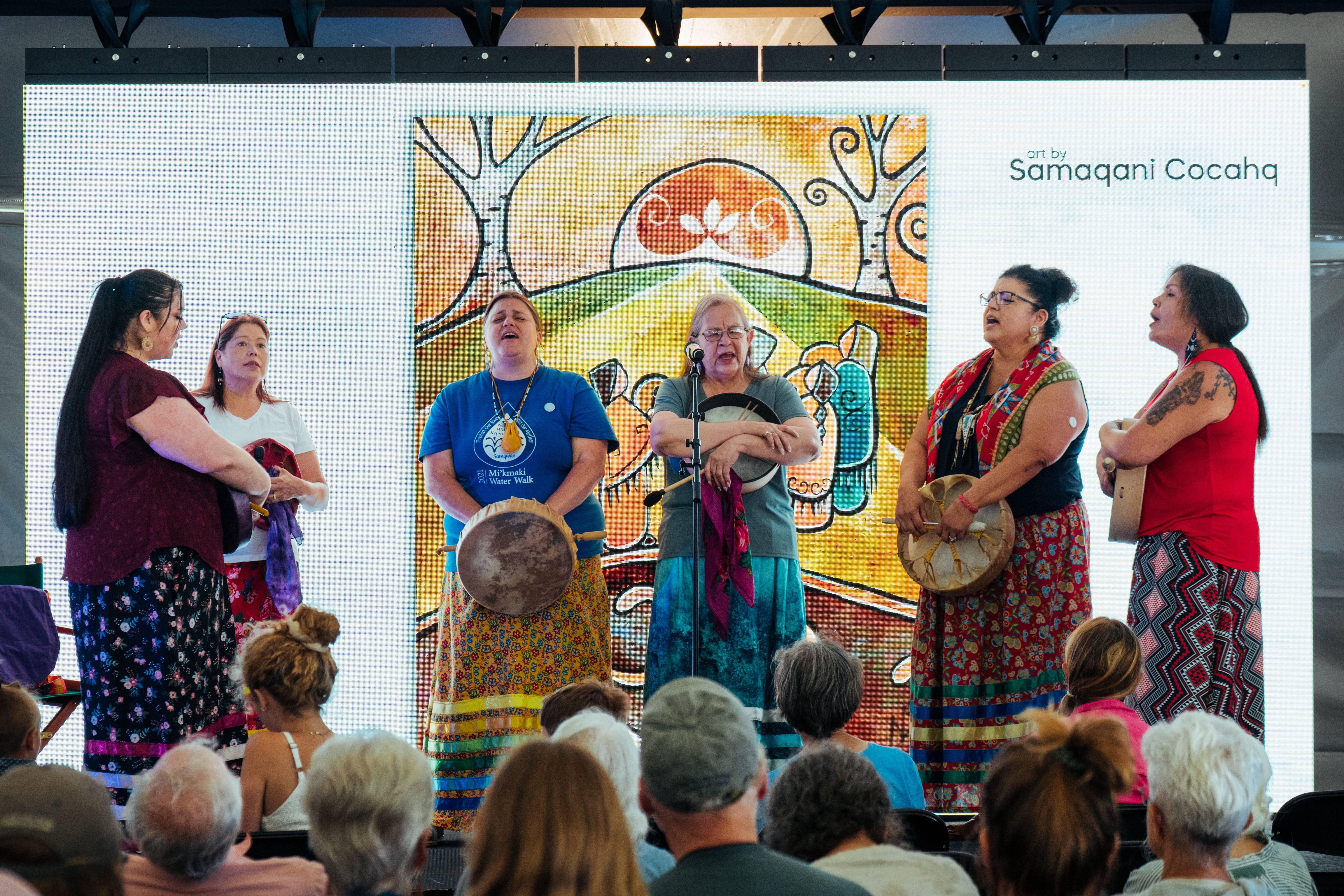 Cipelahq Ehpicik (Thunder Women) Drum, Passamaquoddy
