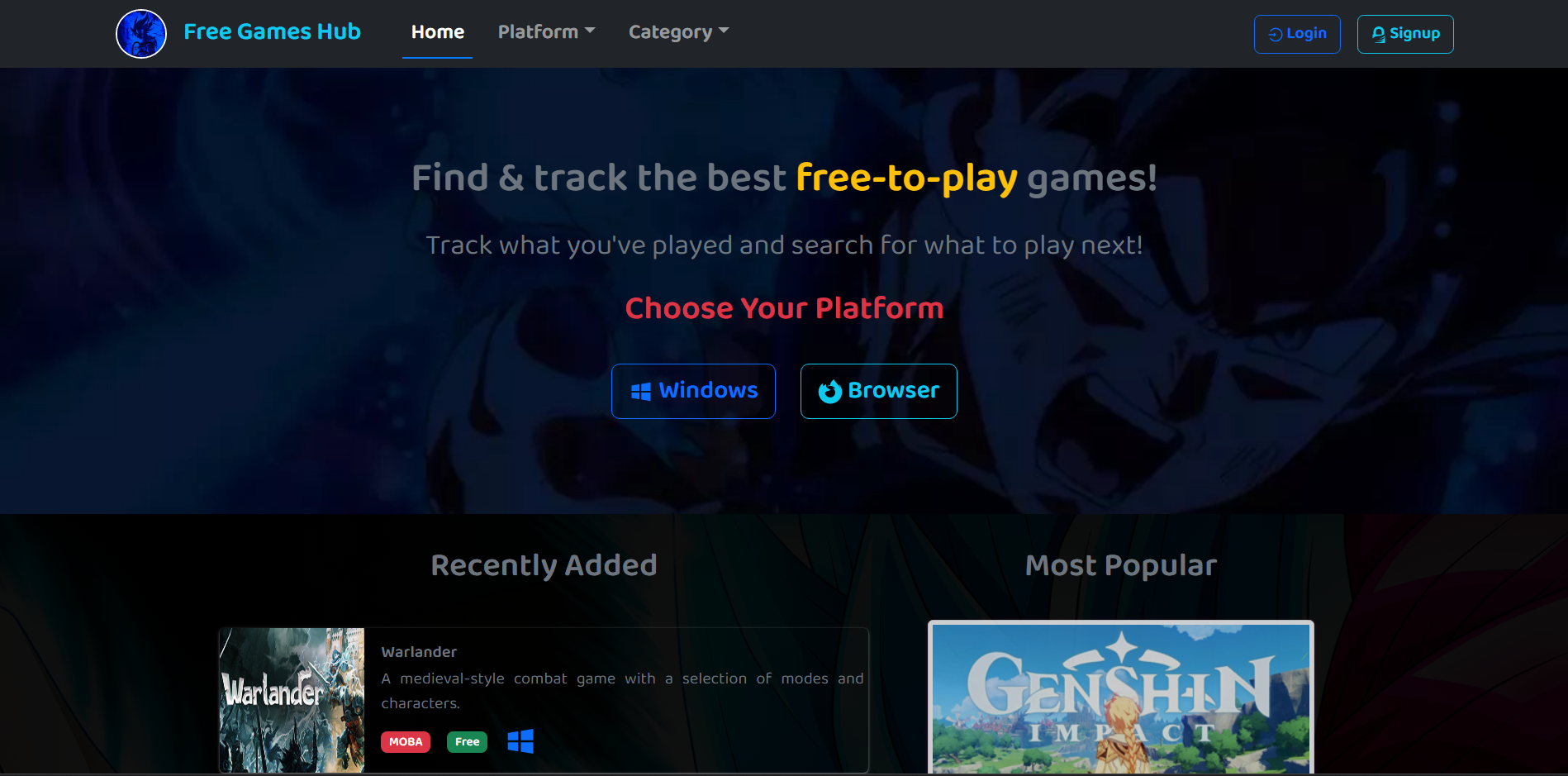 Free Games Hub