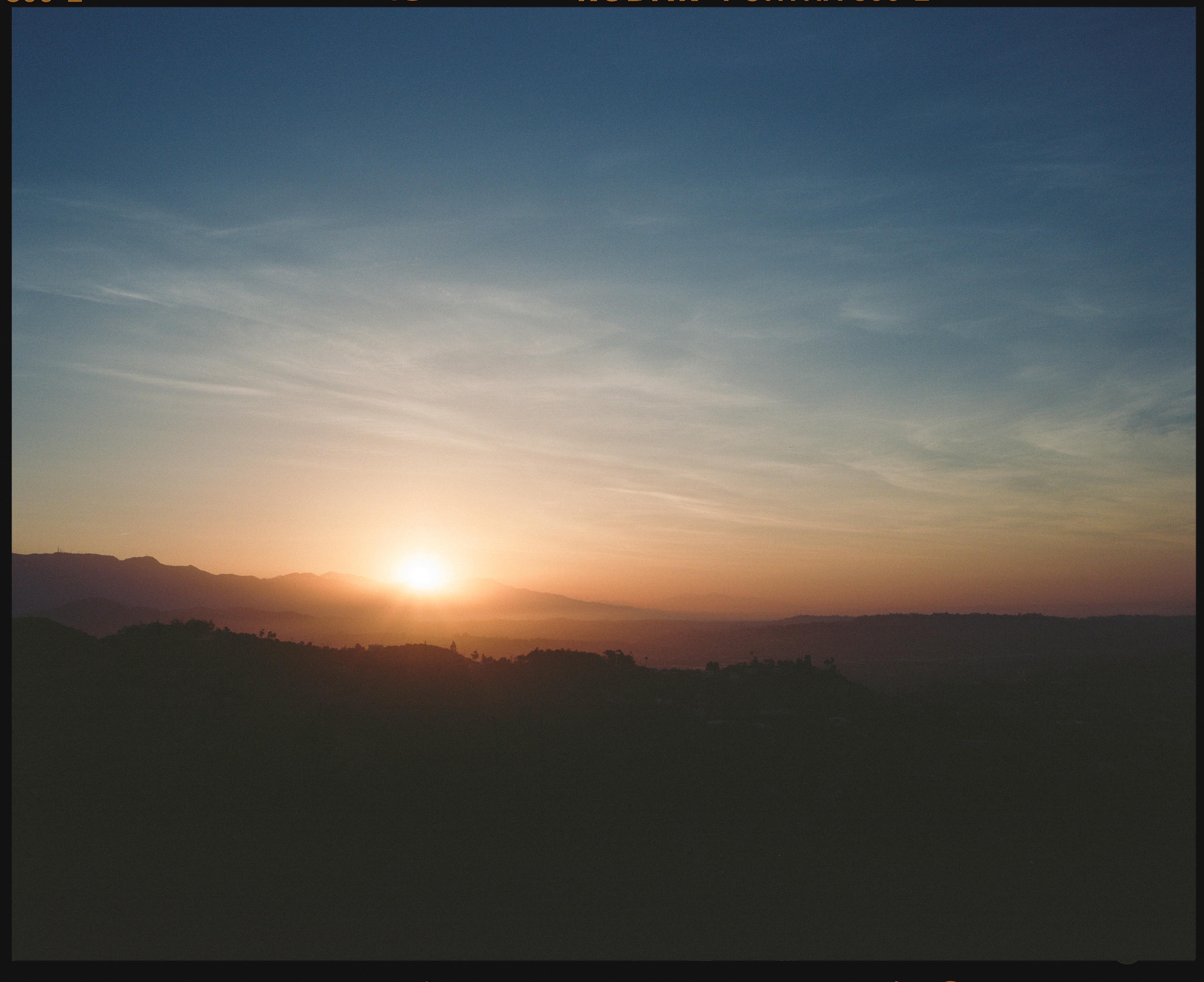 Sunrise in the West