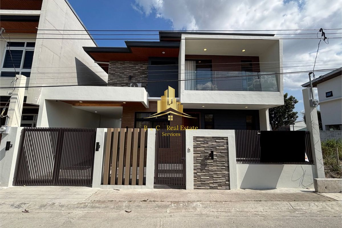 4 Bedroom Move-In Ready Modern Contemporary Home for Sale in Metrogate Subdivision, Angeles City, Pampanga