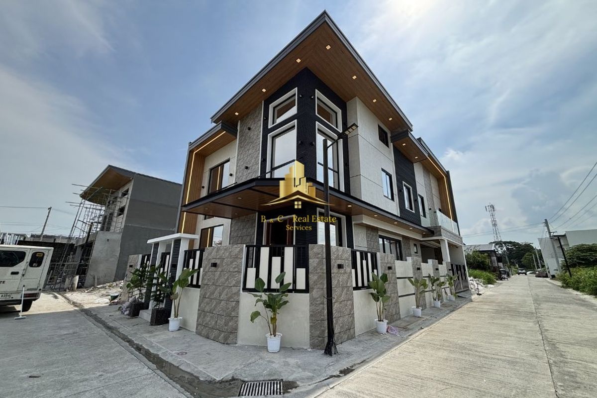4 Bedroom Stunning Brand New Two-Story Modern Corner Lot House for Sale in The Enclave
