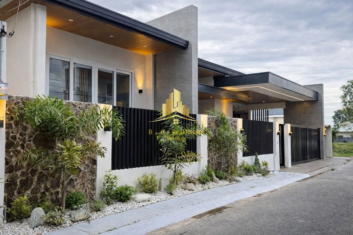 4 Bedroom Semi-Furnished Smart Bungalow Home in Angeles City, Pampanga