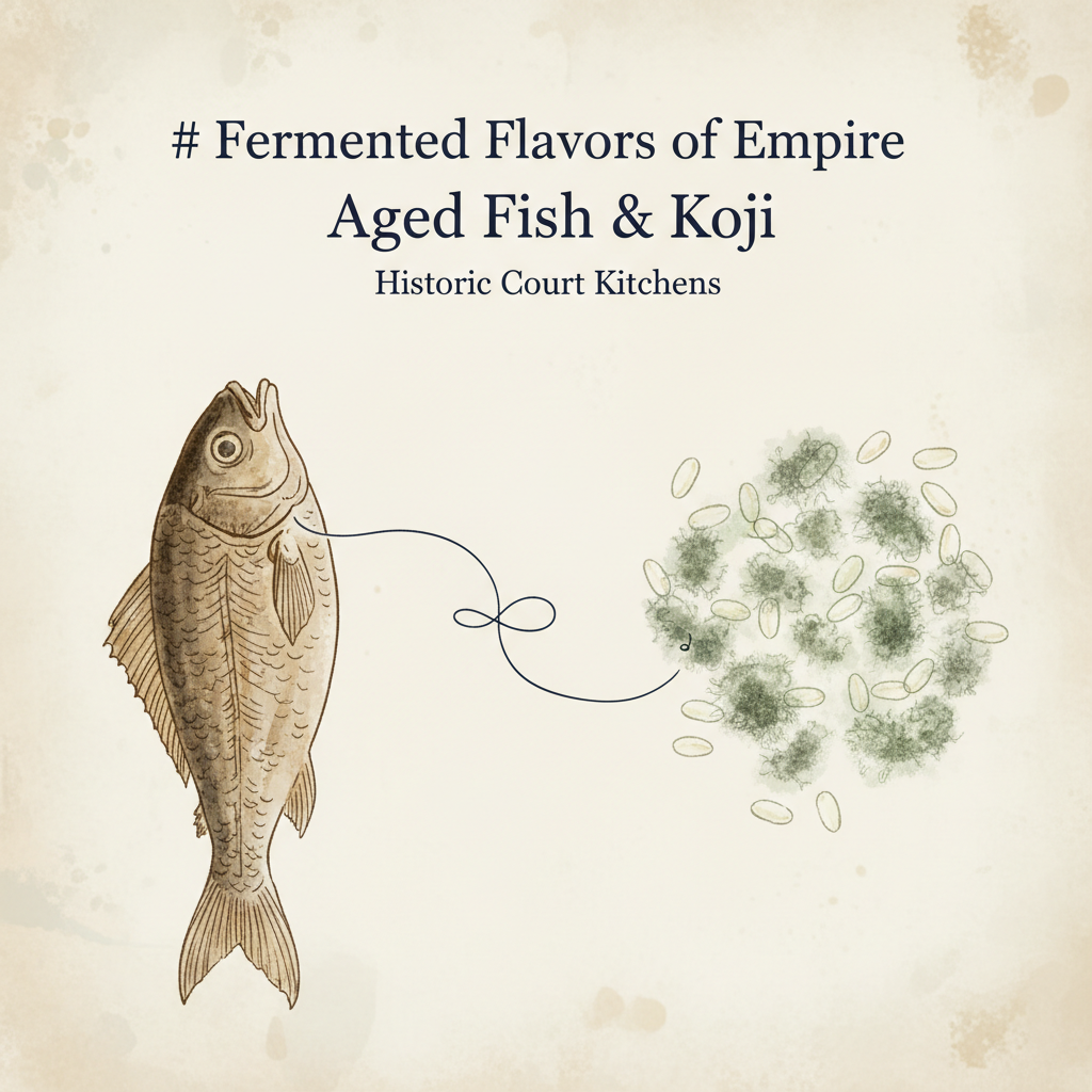 Fermented Flavors of Empire: Aging Fish and Koji in Historic Court Kitchens