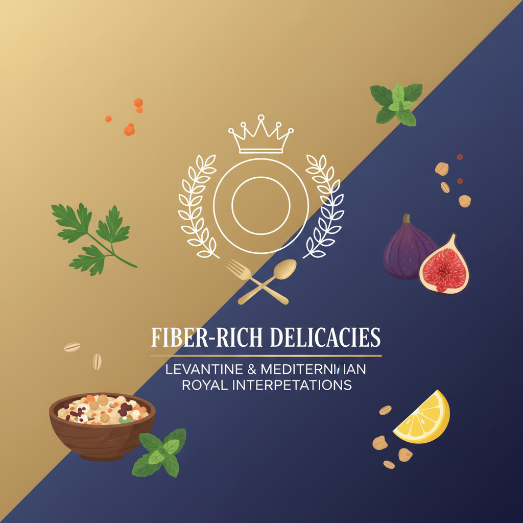 Fiber-Rich Delicacies: Levantine and Mediterranean Royal Interpretations