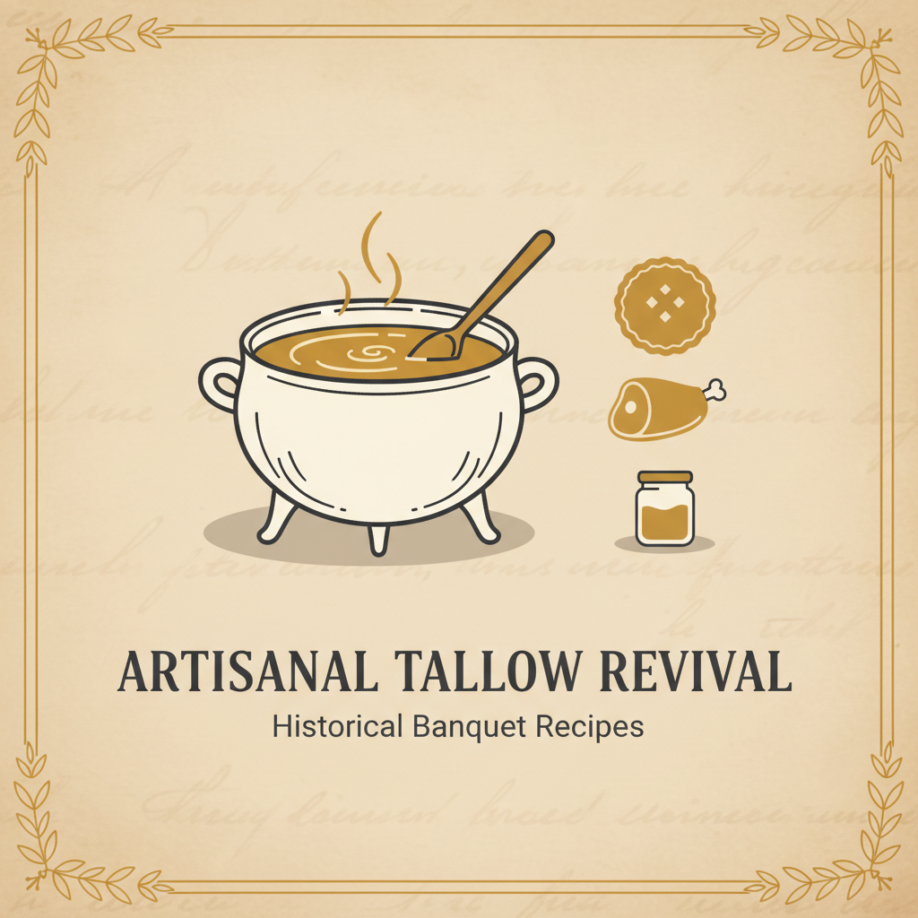 Artisanal Tallow Revival: Animal Fats in Historical Banquet Recipes