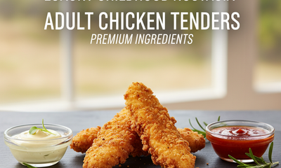 Luxury Childhood Nostalgia: Adult Chicken Tenders with Premium Ingredients