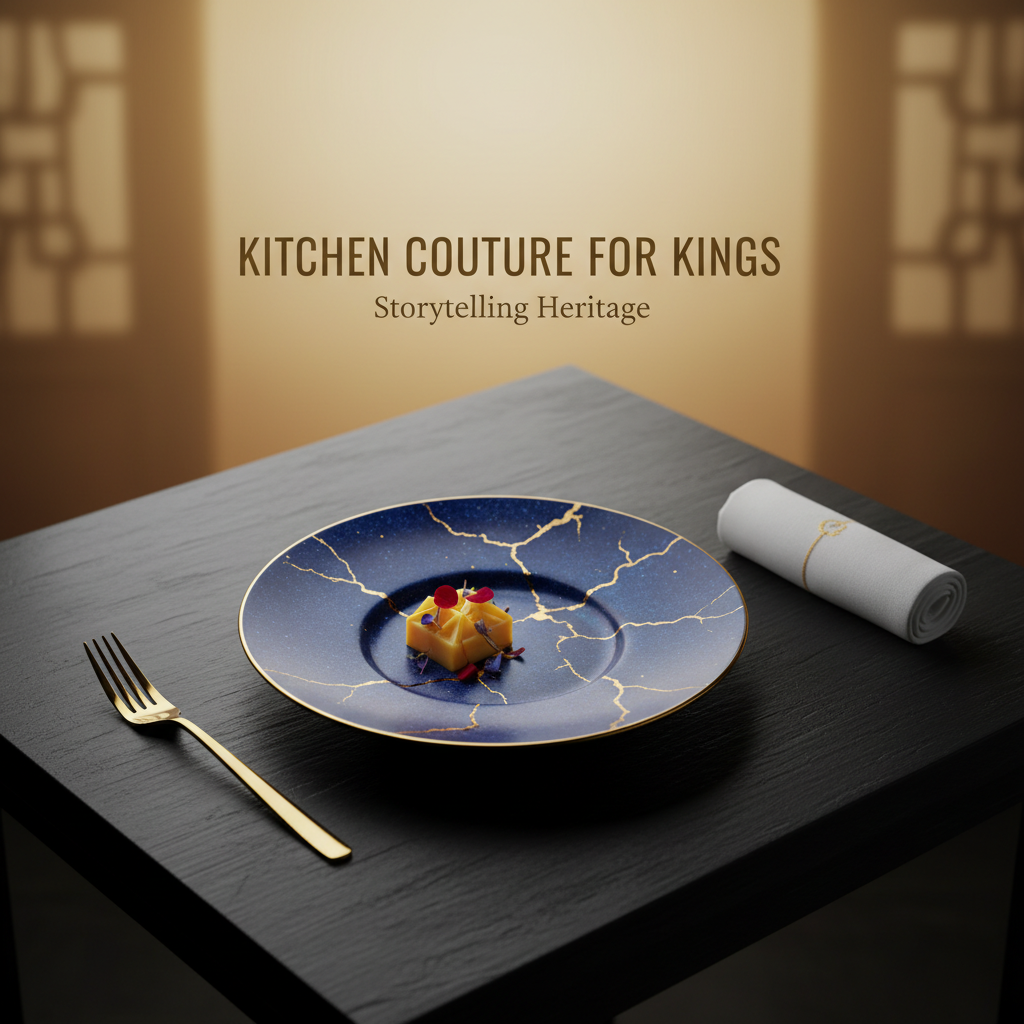 Kitchen Couture for Kings: Visually Stunning Plates with Storytelling Heritage